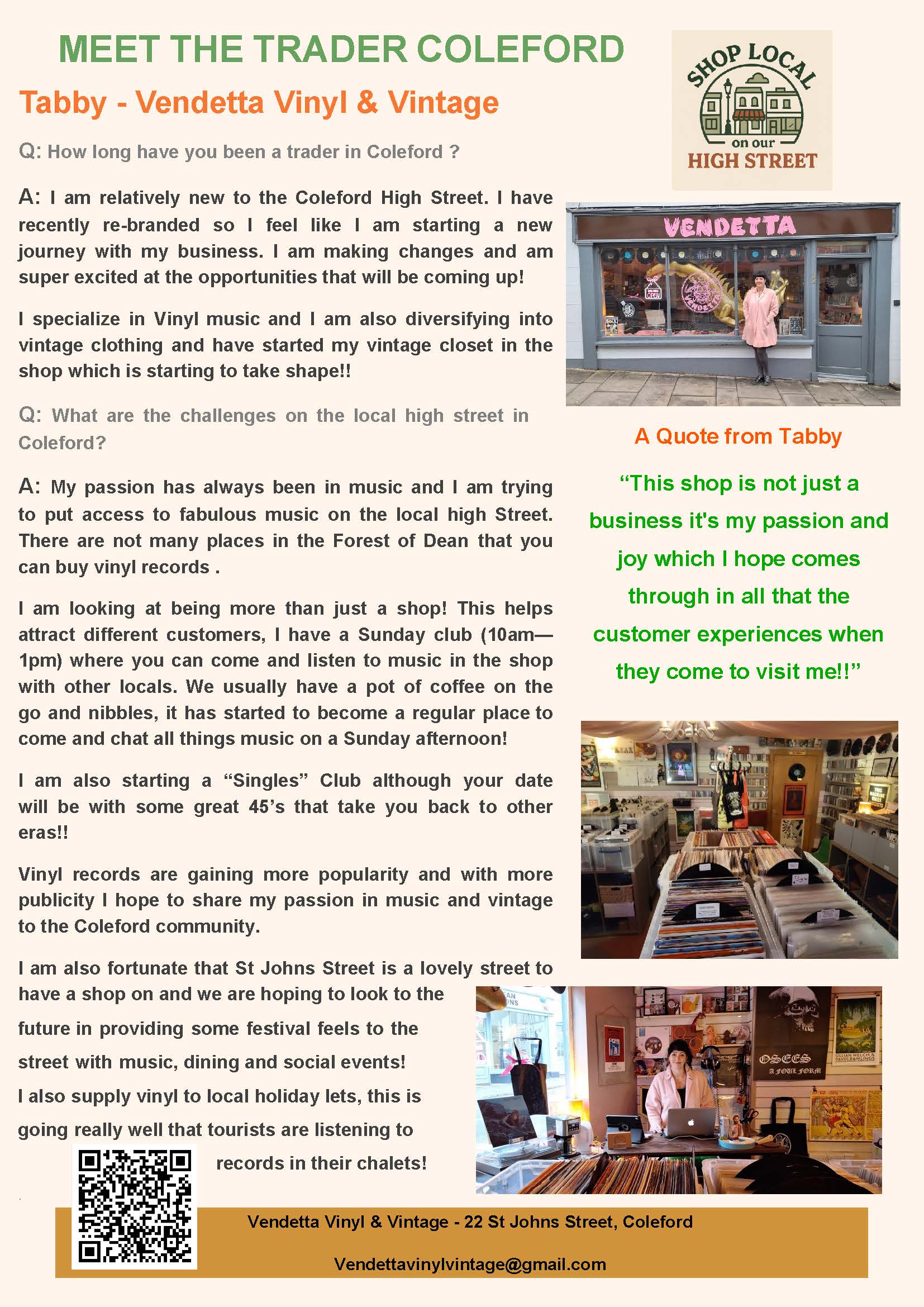 Coleford Trader Spotlight